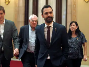 El presidente del Parlament Roger Torrent El presidente del Parlament Roger Torrent