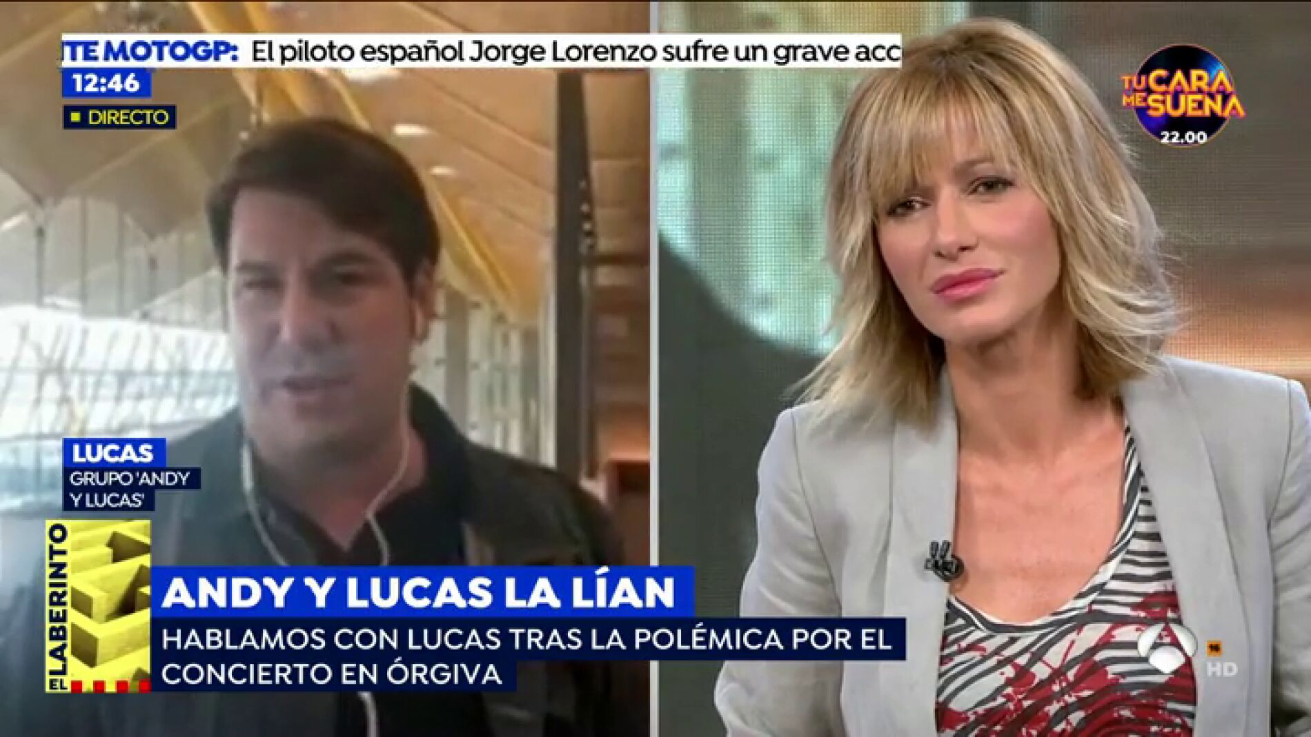 Lucas, de 'Andy y Lucas', pide perd&oacute;n por el altercado en &Oacute;rgiva: "No me reconozco, me port&eacute; como un mamarracho"
