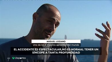 Miguel Lozano, uno de los mejores apneístas del mundo: 