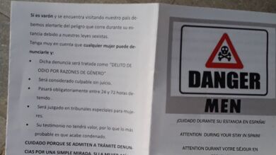 Polémica por la aparición en Jaén de unos panfletos que alertan a los turistas hombres del 