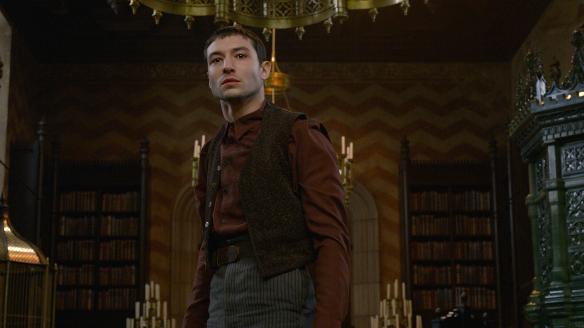 Ezra Miller en 'Animales Fantásticos: Los crímenes de Grindelwald'