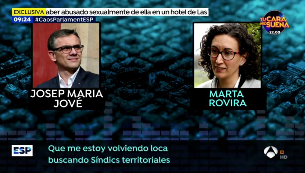 Los audios en exclusiva de Marta Rovira y Josep María Jové