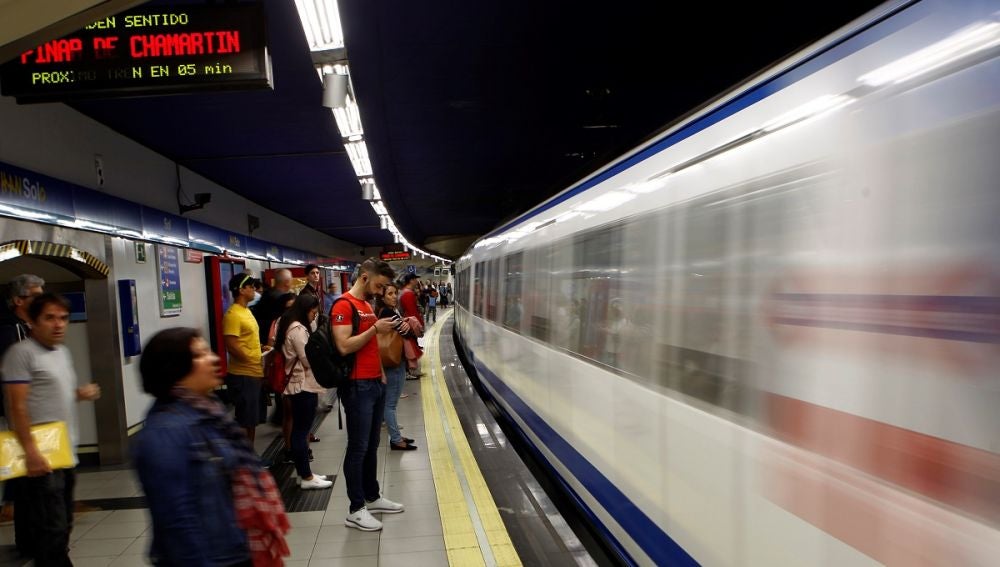Imagen de una estación de Metro