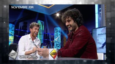 Vuelve a ver el vídeo de Melendi tras convertirse en uno de los integrantes del club Platino de 'El Hormiguero 3.0'