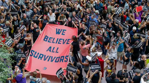 Manifestación contra Kavanaugh en EEUU Manifestación contra Kavanaugh en EEUU