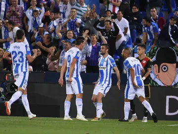 El Leganés celebra un gol El Leganés celebra un gol