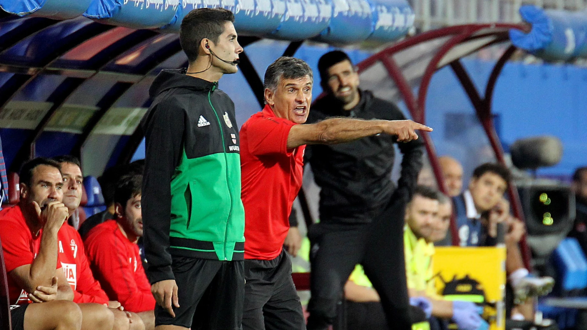 Mendilibar, en un partido del Eibar Mendilibar, en un partido del Eibar
