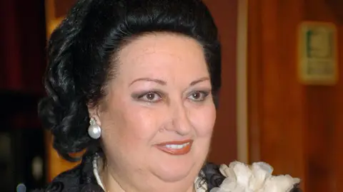 La soprano Montserrat Caballé La soprano Montserrat Caballé