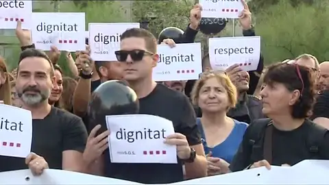 Mossos d'Escuadra se manifiestan en Bareclona para protestar por el dispositivo del 1-O Mossos d'Escuadra se manifiestan en Bareclona para protestar por el dispositivo del 1-O