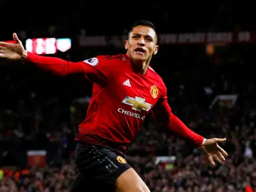 Alexis Sánchez celebra un gol Alexis Sánchez celebra un gol