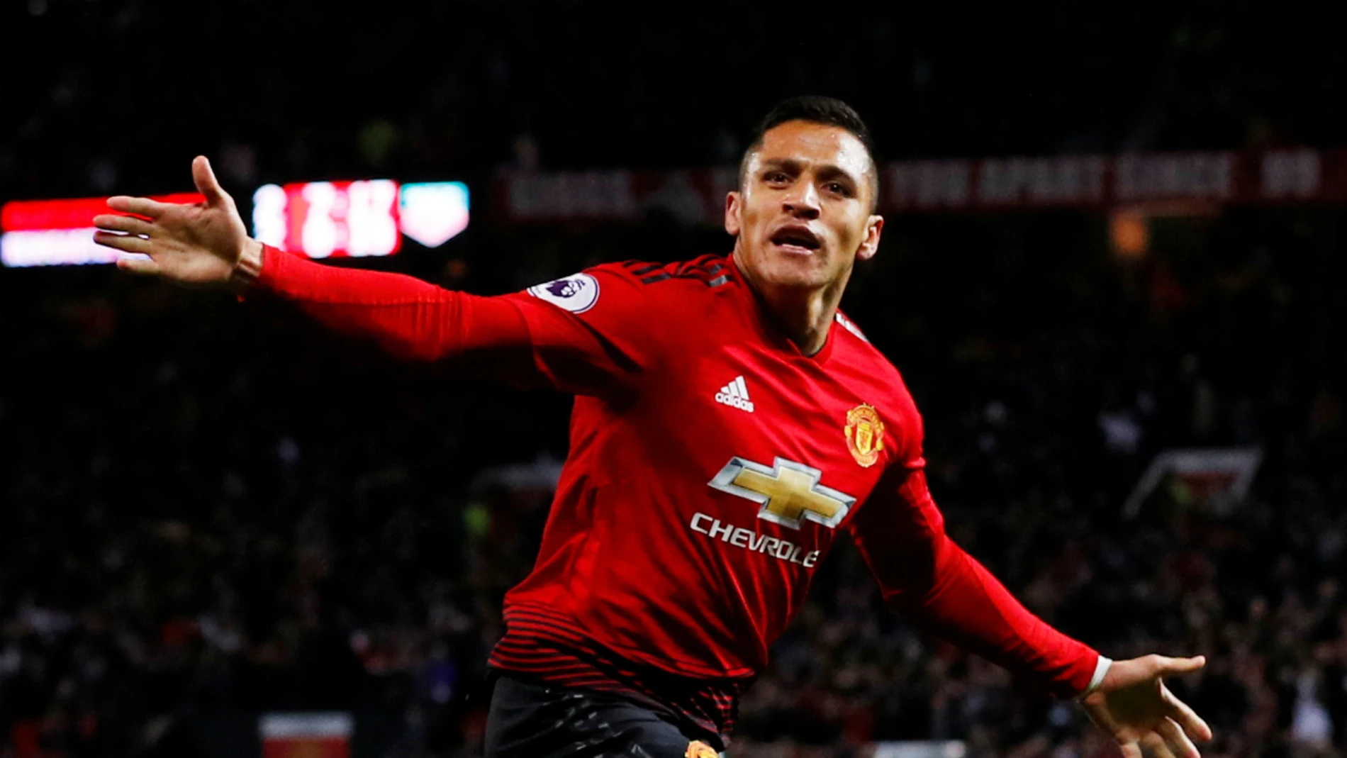 Alexis Sánchez celebra un gol Alexis Sánchez celebra un gol