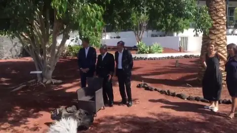 Pedor Sánchez rinde homenaje a José Saramago en el 20 aniversario de la concesión del Nobel Pedor Sánchez rinde homenaje a José Saramago en el 20 aniversario de la concesión del Nobel