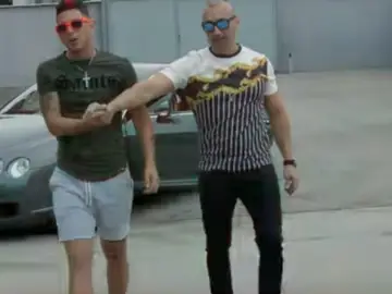 Imagen del videoclip en el que aparece el narcotraficante Imagen del videoclip en el que aparece el narcotraficante
