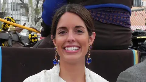 Sofía Palazuelo, mujer de Fernando Fitz-James, en la Feria de Abril de Sevilla Sofía Palazuelo, mujer de Fernando Fitz-James, en la Feria de Abril de Sevilla