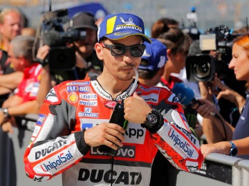 Jorge Lorenzo, en el GP de Aragón