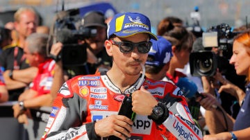 Jorge Lorenzo, en el GP de Aragón