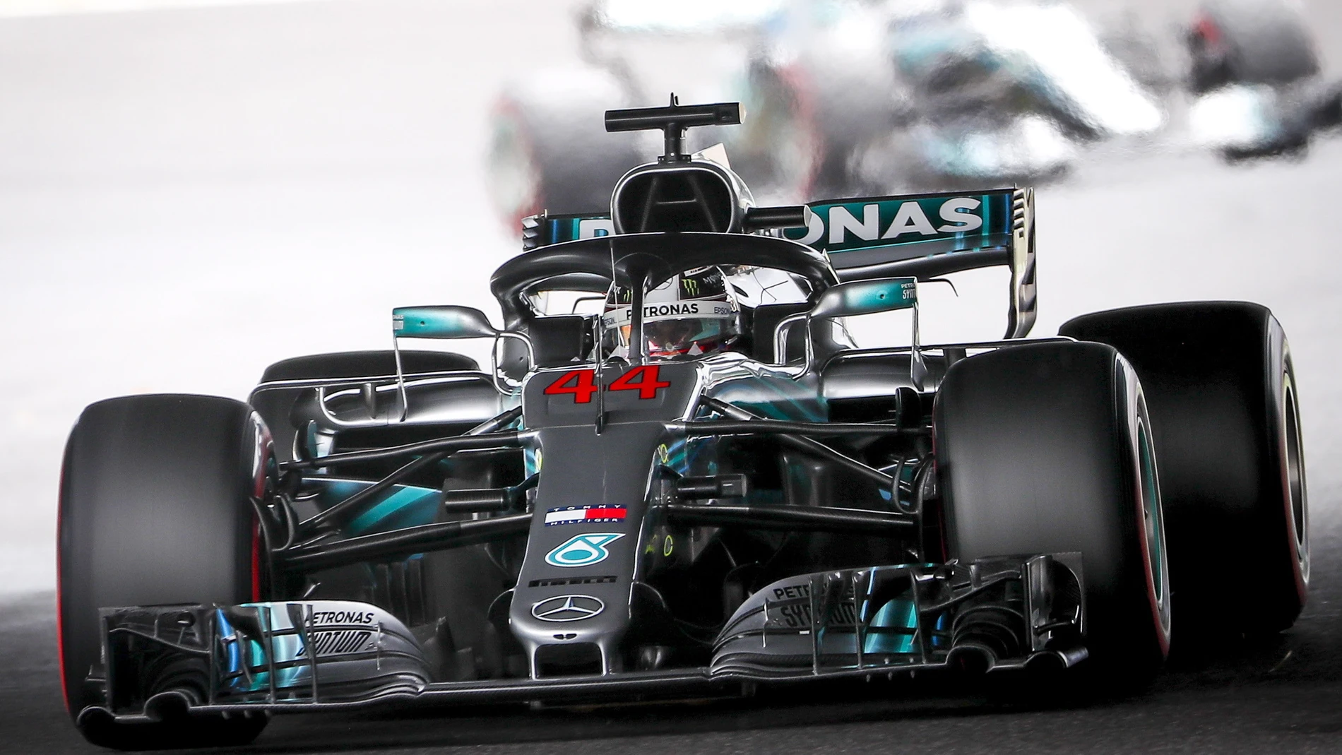 Lewis Hamilton, en la clasificación del GP de Japón