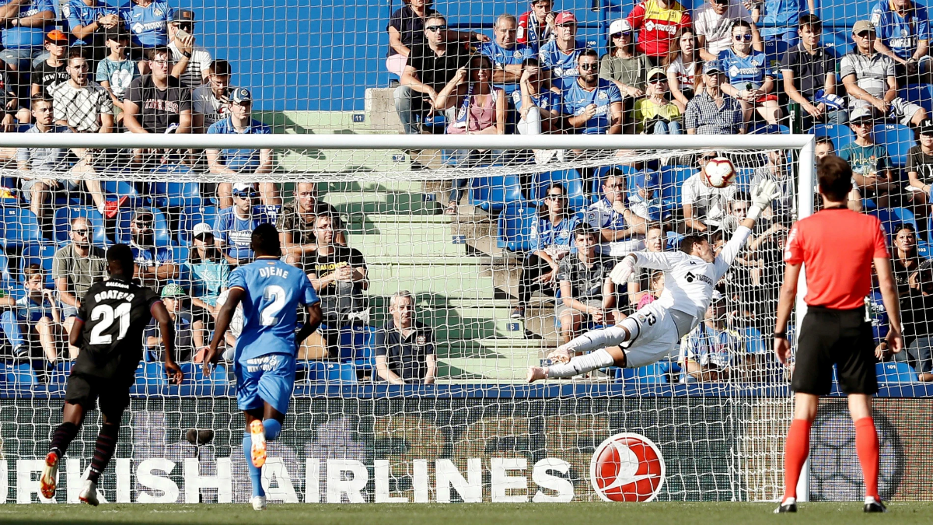Soria encaja un gol ante el Levante Soria encaja un gol ante el Levante