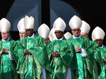 Algunos de los obispos que intervinieron en las primeras sesiones del Sínodo