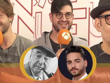 Jordi Coll, Manu Sáchez y José Corbacho se someten al test de Maluma y Neruda: ¿De quién es la frase? Jordi Coll, Manu Sáchez y José Corbacho se someten al test de Maluma y Neruda: ¿De quién es la frase?