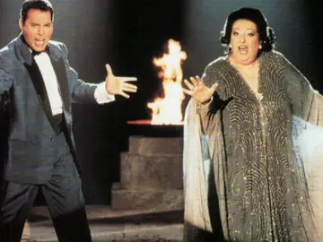 Montserrat Caballé y Freddie Mercury Montserrat Caballé y Freddie Mercury