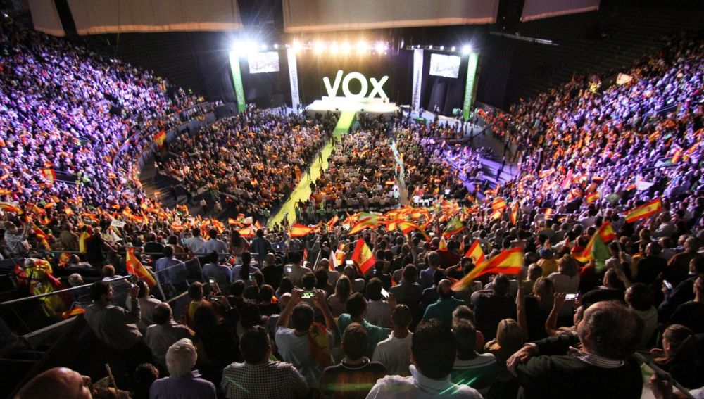 Acto de VOX en Vistalegre