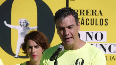Pedro Sánchez participa en una carrera por la conciliación familiar Pedro Sánchez participa en una carrera por la conciliación familiar