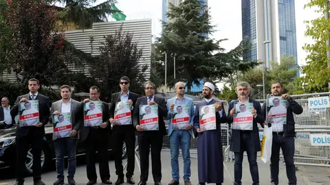 Manifestación para pedir la libertad del periodista Jamal Khashoggi Manifestación para pedir la libertad del periodista Jamal Khashoggi