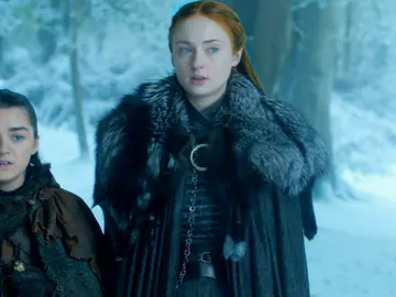 Sansa y Arya en 'Juego de Tronos' Sansa y Arya en 'Juego de Tronos'