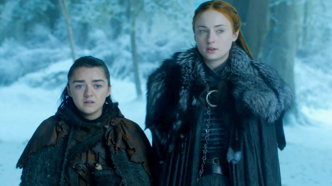 Sansa y Arya en 'Juego de Tronos' Sansa y Arya en 'Juego de Tronos'