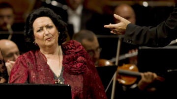 La soprano Montserrat Caballé