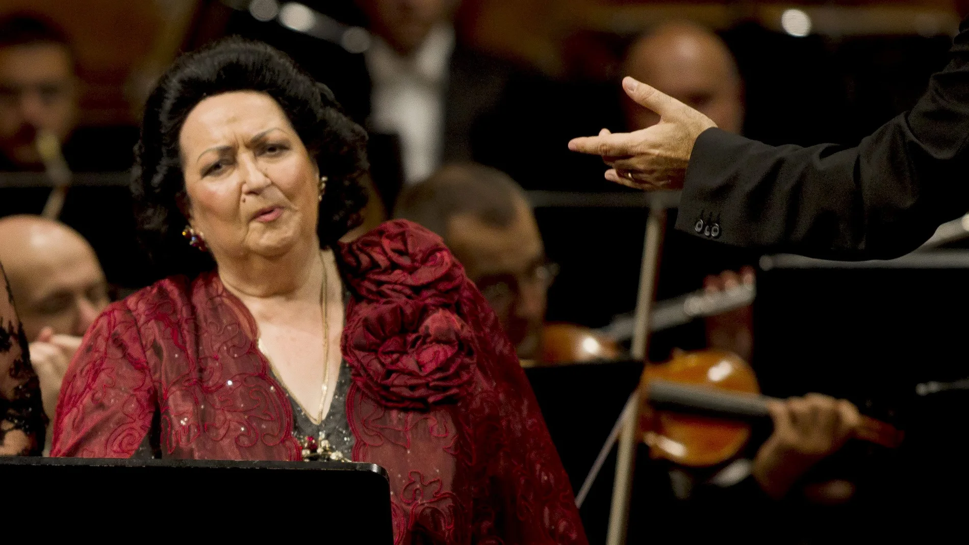La soprano Montserrat Caballé La soprano Montserrat Caballé