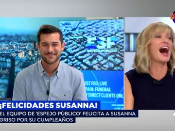 La broma que asustó a Susanna Griso con la que el equipo felicita el cumpleaños a la presentadora