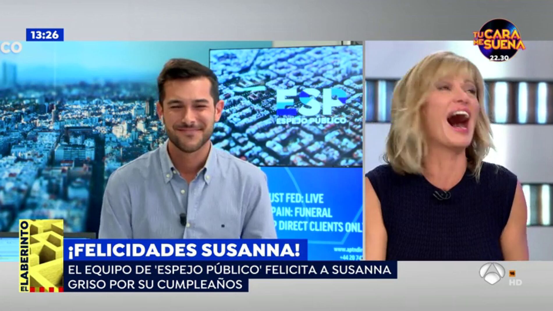 La broma que asust&oacute; a Susanna Griso con la que el equipo felicita el cumplea&ntilde;os a la presentadora