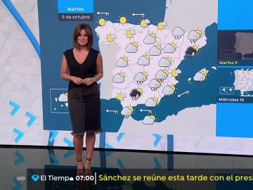 Temperaturas diurnas en descenso en el área mediterránea y en aumento en el noroeste