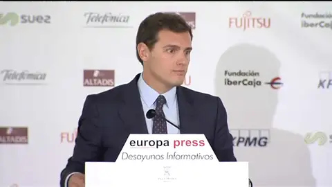 El líder de Ciudadanos, Albert Rivera El líder de Ciudadanos, Albert Rivera