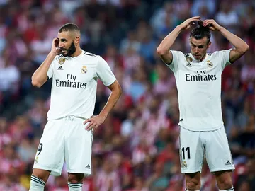 Benzema y Bale, durante un partido con el Real Madrid Benzema y Bale, durante un partido con el Real Madrid