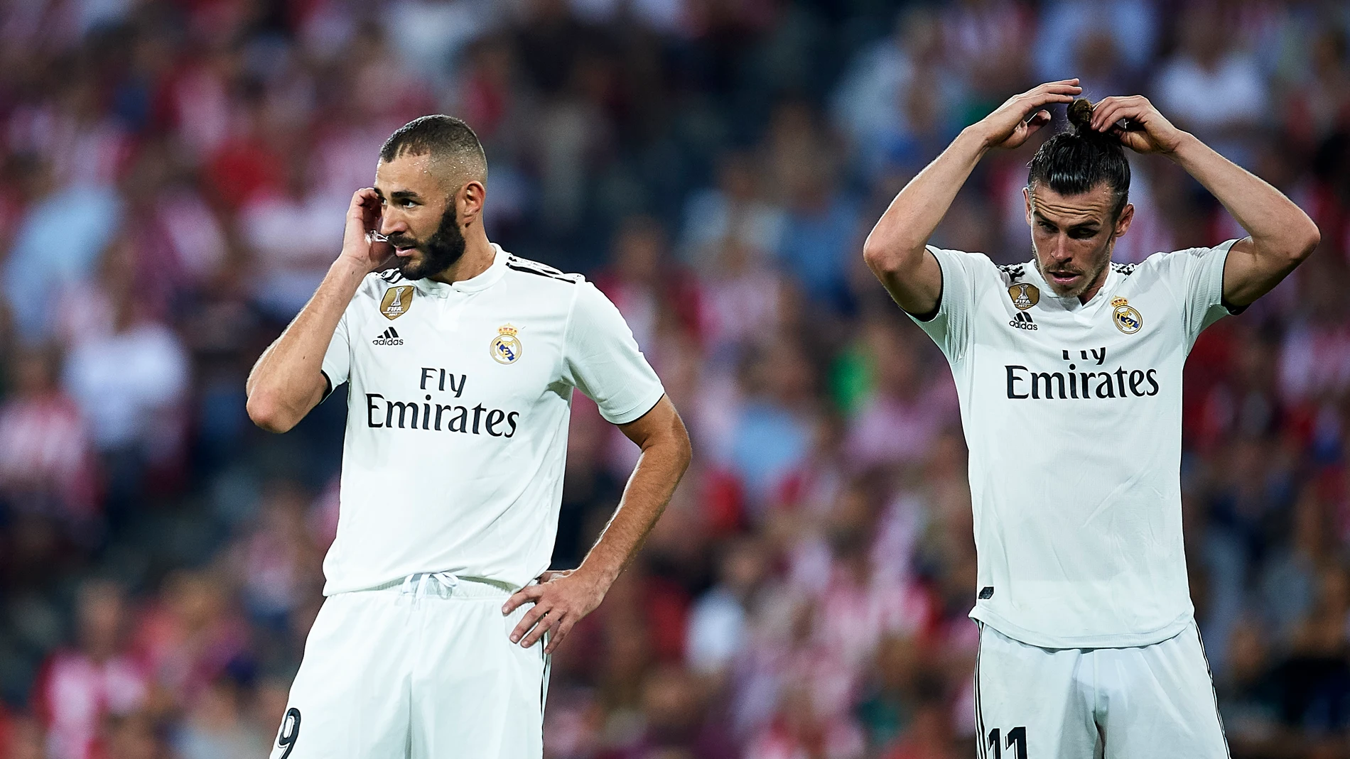 Benzema y Bale, durante un partido con el Real Madrid Benzema y Bale, durante un partido con el Real Madrid