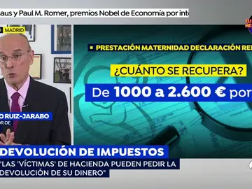 Ignacio Ruiz-Jarabo, exdirector de Hacienda, explica los pasos para solicitar la devolución del IRPF de la prestación de maternidad Ignacio Ruiz-Jarabo, exdirector de Hacienda, explica los pasos para solicitar la devolución del IRPF de la prestación de maternidad