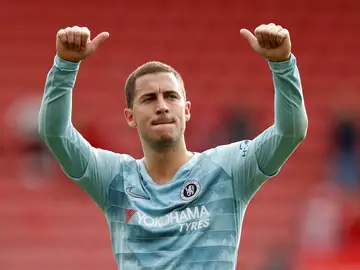 Eden Hazard, en un partido con el Chelsea Eden Hazard, en un partido con el Chelsea