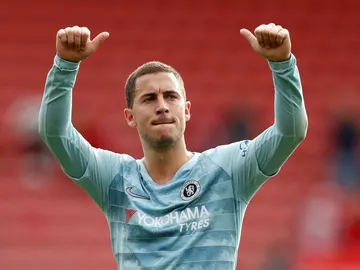 Eden Hazard, en un partido con el Chelsea Eden Hazard, en un partido con el Chelsea