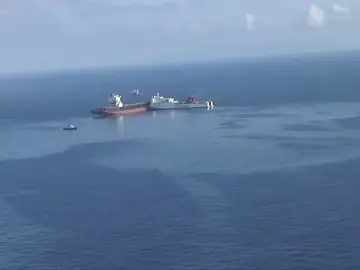Derrame de combustible frente a las costas de Córcega por una colisión entre dos barcos mercantes Derrame de combustible frente a las costas de Córcega por una colisión entre dos barcos mercantes