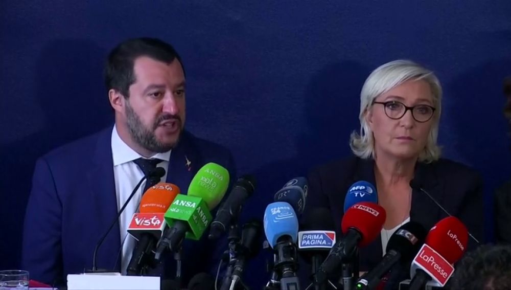 Salvini y Marine Le Pen van a presentarse juntos a las elecciones europeas de mayo