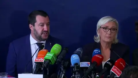 Salvini y Marine Le Pen van a presentarse juntos a las elecciones europeas de mayo Salvini y Marine Le Pen van a presentarse juntos a las elecciones europeas de mayo