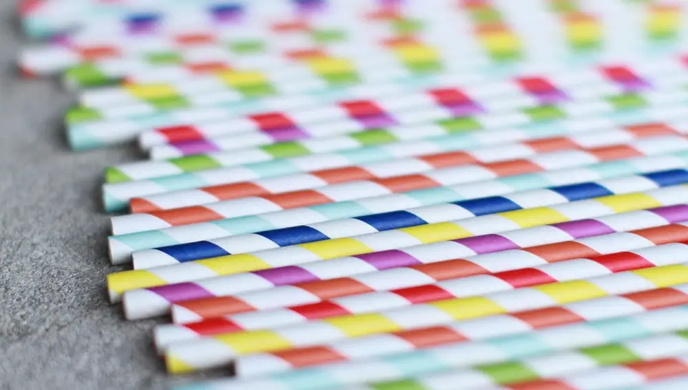 Pajitas de papel