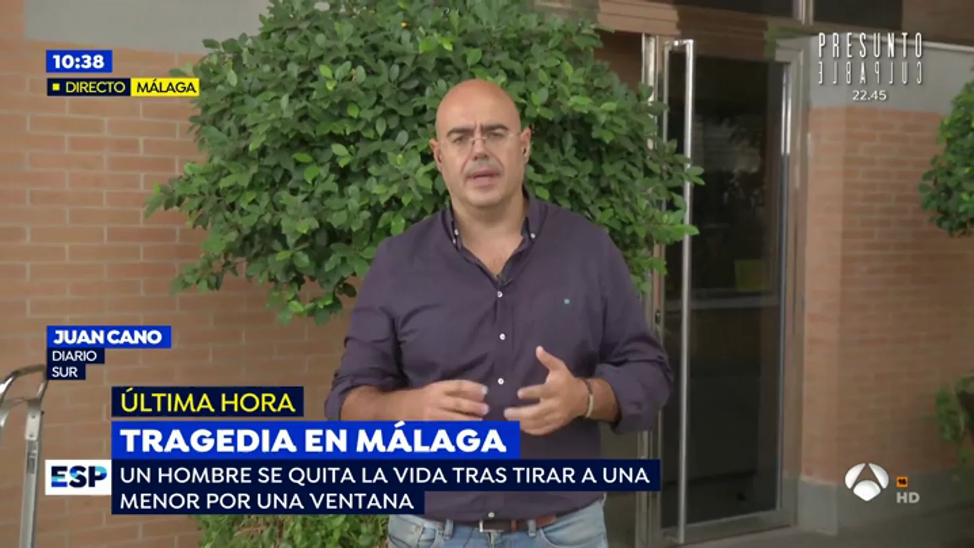 El hombre que se lanzó con una niña desde un sexto piso en Málaga era un amigo de la familia "con problemas"