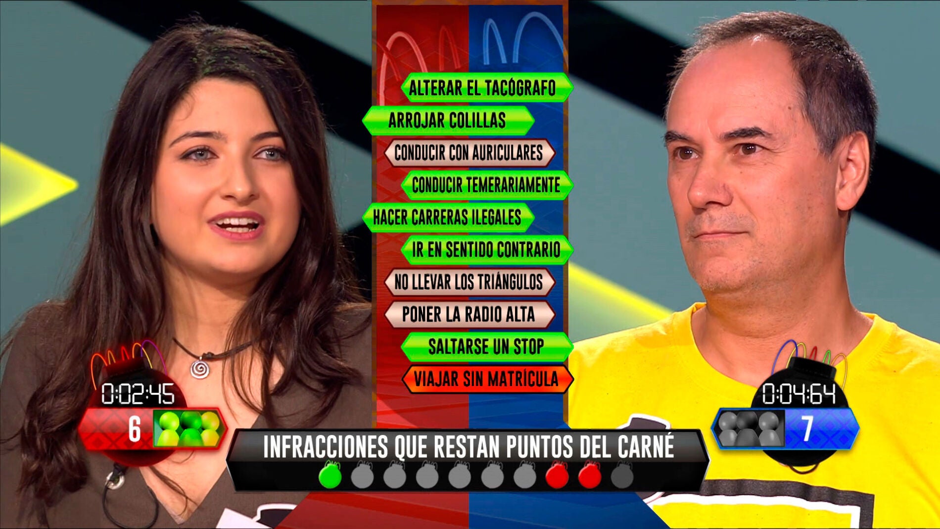 Carla le resta 10 segundos a 'Los Lobos' tras ganar a Erundino en '&iexcl;Boom!'