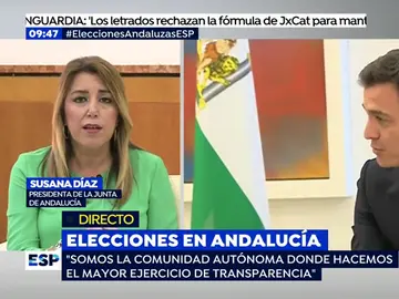 Díaz: "Si el PP tiene que recurrir a hablar de los ERE es porque no ha encontrado nada desde que estoy al frente" Díaz: "Si el PP tiene que recurrir a hablar de los ERE es porque no ha encontrado nada desde que estoy al frente"