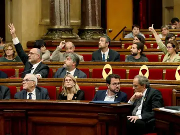 Quim Torra en el Parlament de Cataluña Quim Torra en el Parlament de Cataluña