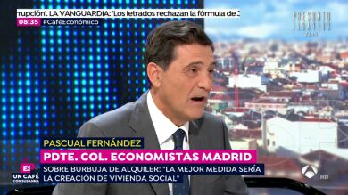 Pascual Fernández, presidente del Colegio de Economistas: 